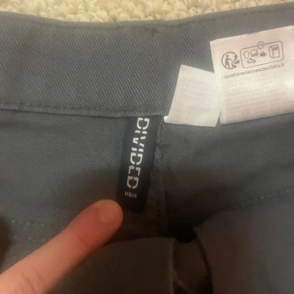 H&M Charcoal Utility Trousers - Picture 2 of 3